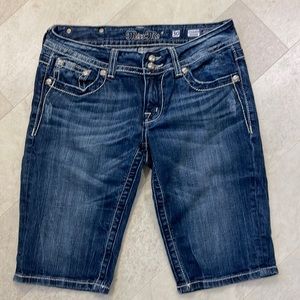 Miss Me Bermuda jean short.  Size 30.